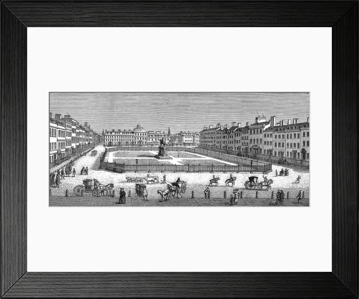 Framed Print : Leicester Square, London, 1753