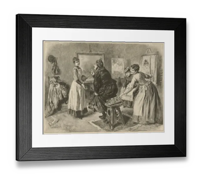 Framed Print : An Art Critic Framed Print : An Art Critic