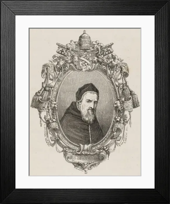 Framed Print : Pope Sixtus V Framed Print : Pope Sixtus V