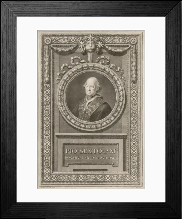 Framed Print : Pope Pius VI Framed Print : Pope Pius VI