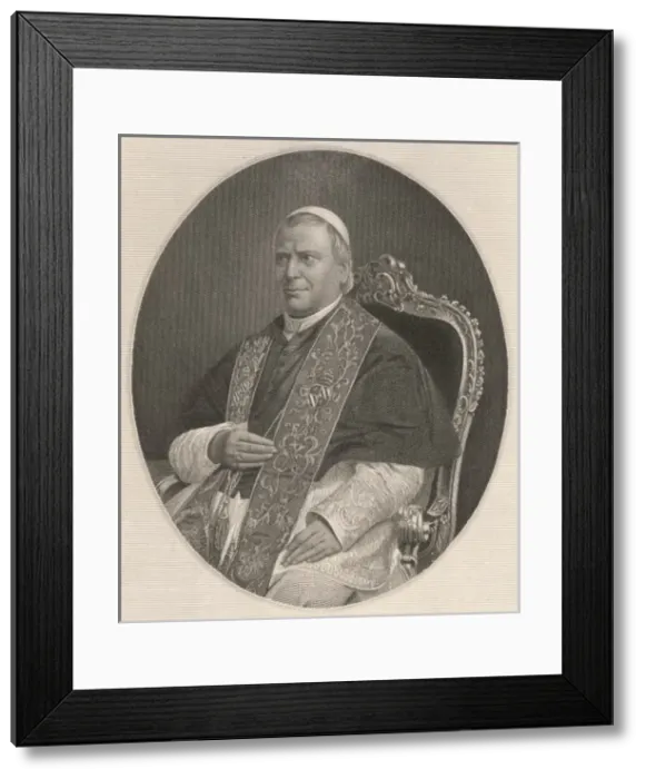 Framed Print : Pope Pius IX Framed Print : Pope Pius IX