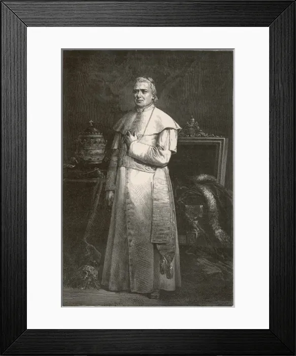 Framed Print : Pope Pius IX Framed Print : Pope Pius IX