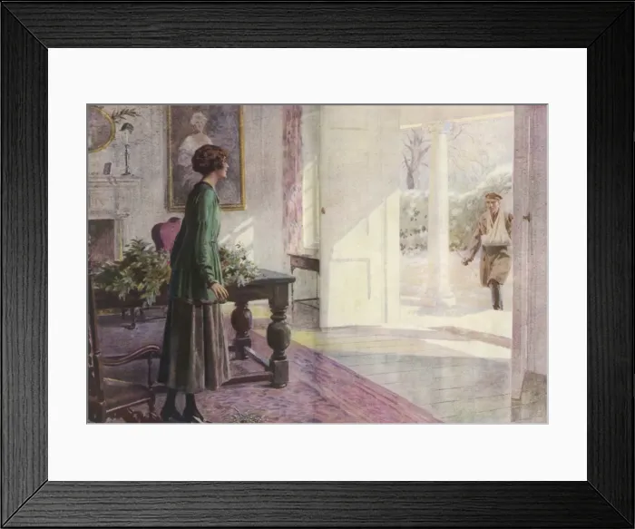 Framed Print : A Christmas Visitor Framed Print : A Christmas Visitor