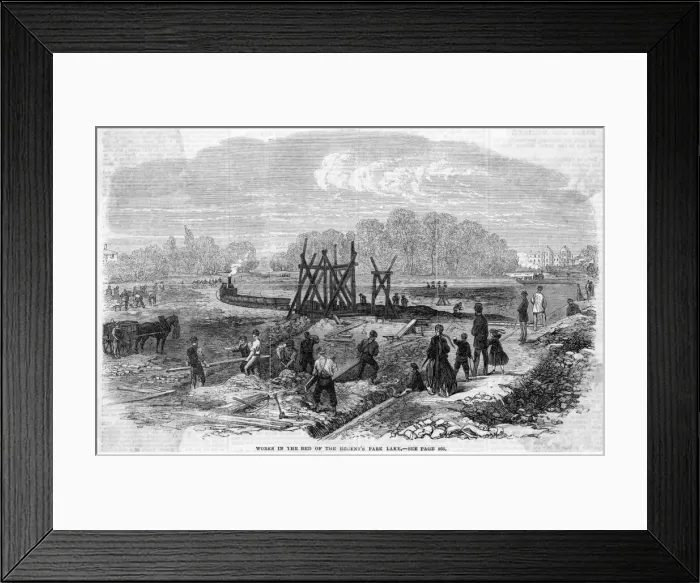 Framed Print : Regents Park Lake Framed Print : Regents Park Lake