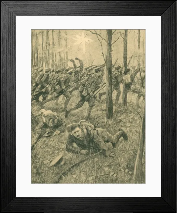 Framed Print : Allies Shoulder to Shoulder at Ypres Framed Print : Allies Shoulder to Shoulder at Ypres