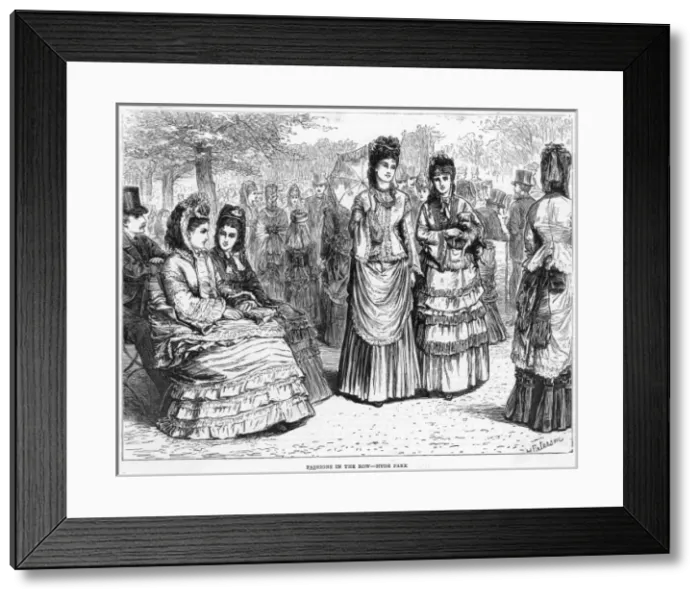 Framed Print : Hyde Park 1871 Framed Print : Hyde Park 1871