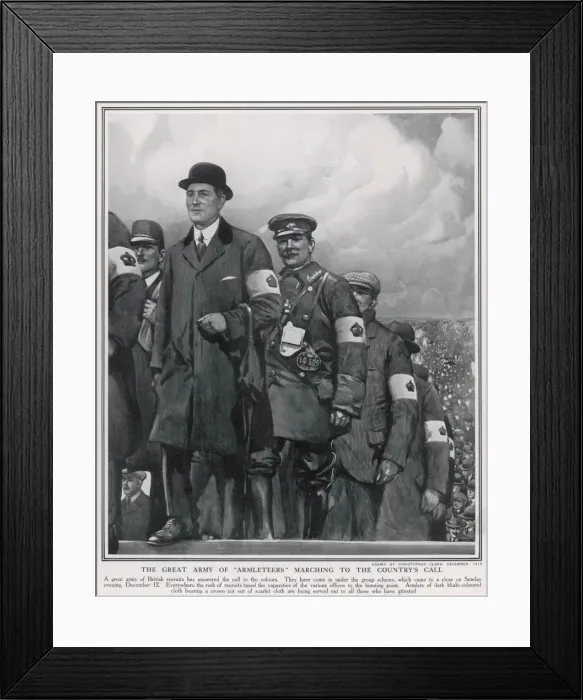 Framed Print : The Great Army of Armleteers Framed Print : The Great Army of Armleteers