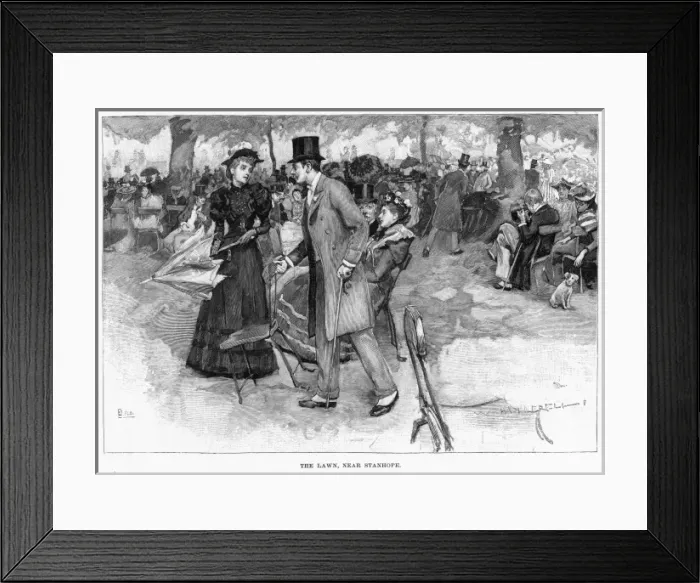 Framed Print : Hyde Park 1893 Framed Print : Hyde Park 1893