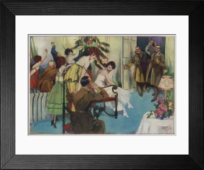 Framed Print : Christmas Leave Framed Print : Christmas Leave