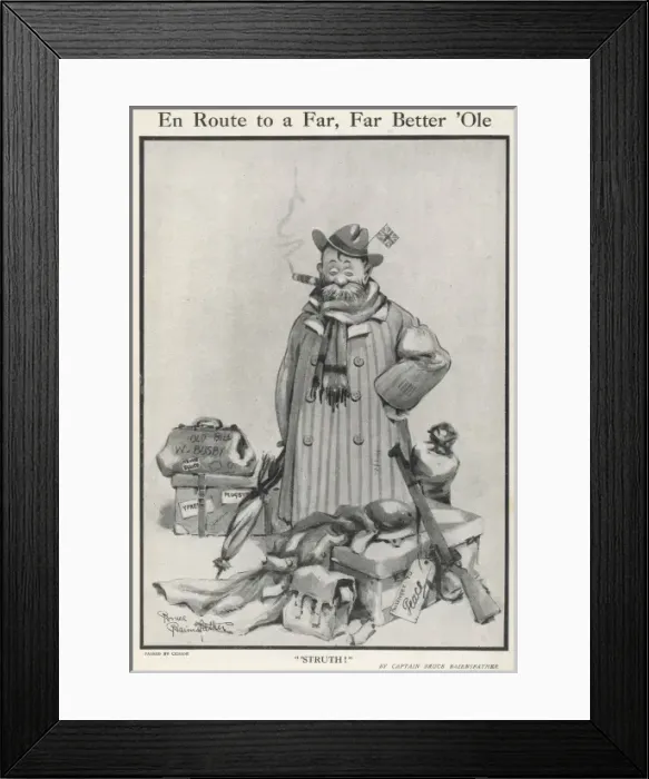Framed Print : Struth by Bruce Bairnsfather