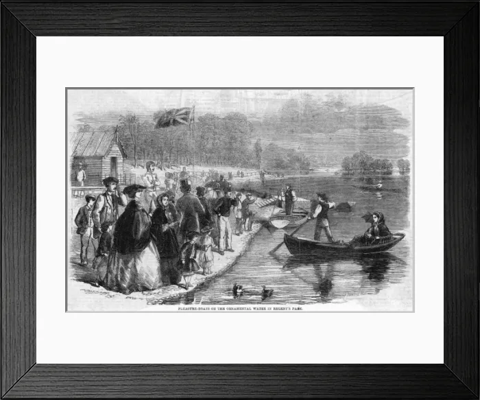 Framed Print : Regents Park Lake Framed Print : Regents Park Lake