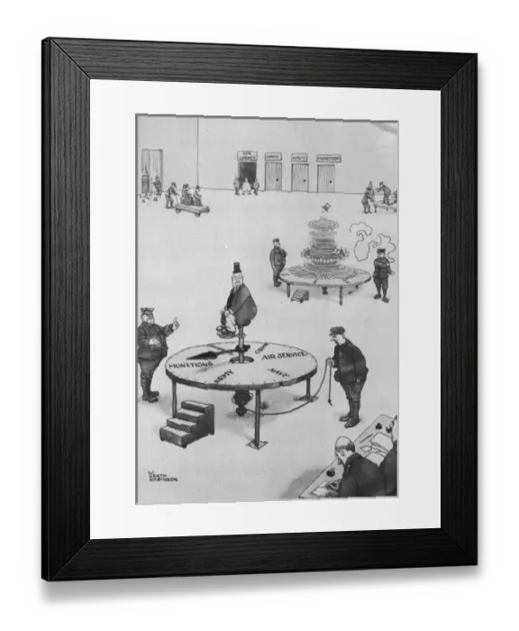 Framed Print : Man Power in the Recruitment Office Framed Print : Man Power in the Recruitment Office