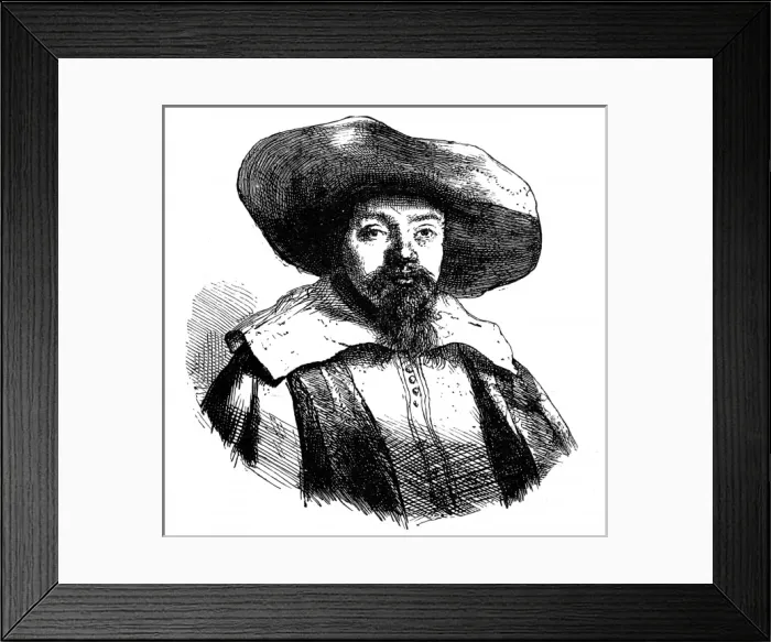 Framed Print : Menasseh Ben Israel (1604-1657) Framed Print : Menasseh Ben Israel (1604-1657)