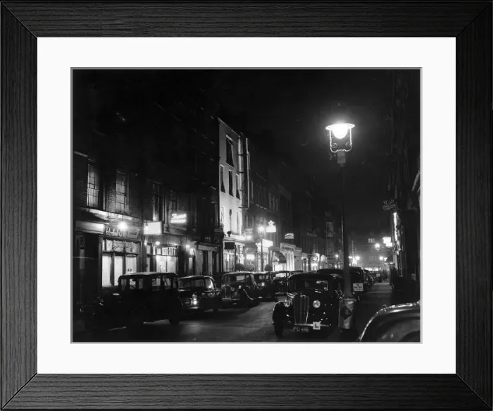 Framed Print : Frith Street, Soho, London, c. 1955 Framed Print : Frith Street, Soho, London, c. 1955