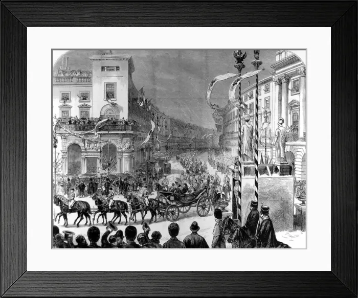 Framed Print : Royal Procession in Regent Street, London, 1874 Framed Print : Royal Procession in Regent Street, London, 1874