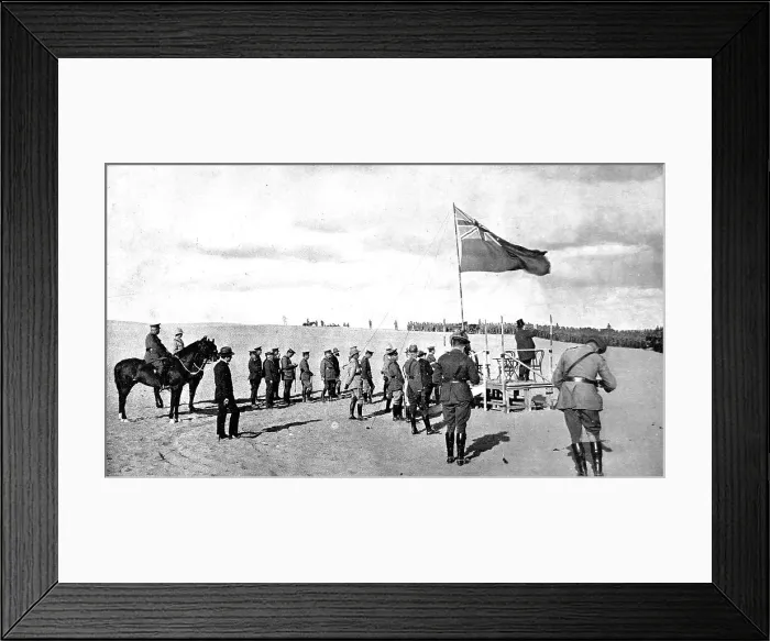 Framed Print : Sir George Reid addressing Australian troops in Egypt Framed Print : Sir George Reid addressing Australian troops in Egypt