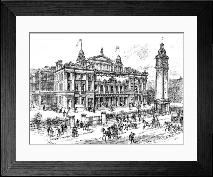 Framed Print : The Peoples Palace, Mile End, 1891 Framed Print : The Peoples Palace, Mile End, 1891