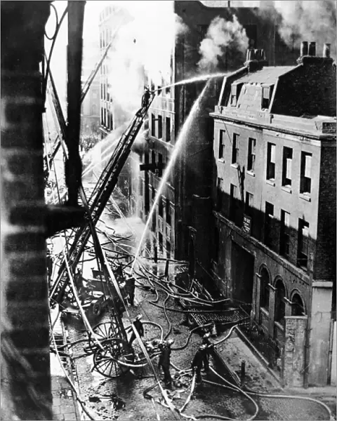 Fire in Southwark, London, 1926