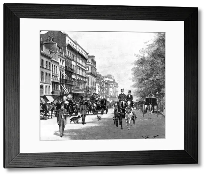 Framed Print : Piccadilly, London, 1895 Framed Print : Piccadilly, London, 1895