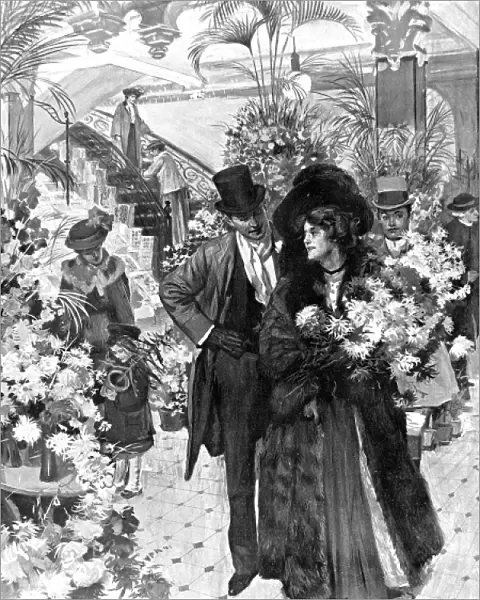 The Flower Department, Harrods, London, 1906