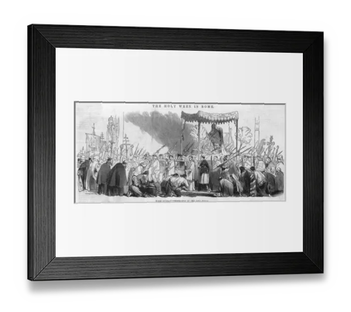 Framed Print : Pope Gregory XVI Palm Sunday Framed Print : Pope Gregory XVI Palm Sunday