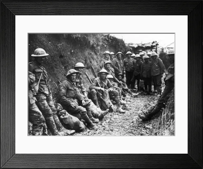 Framed Print : Royal Irish Rifles 1916 Framed Print : Royal Irish Rifles 1916