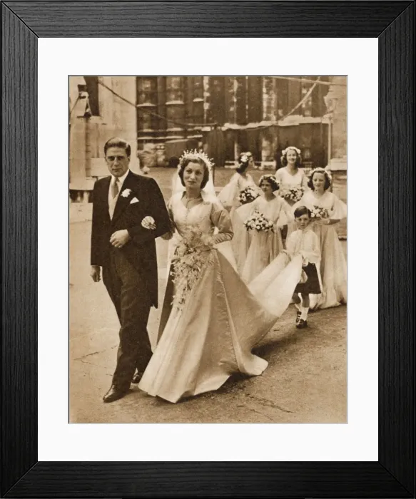 Framed Print : Lascelles Royal Wedding Framed Print : Lascelles Royal Wedding
