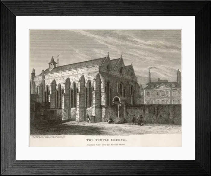 Framed Print : Temple Church Framed Print : Temple Church