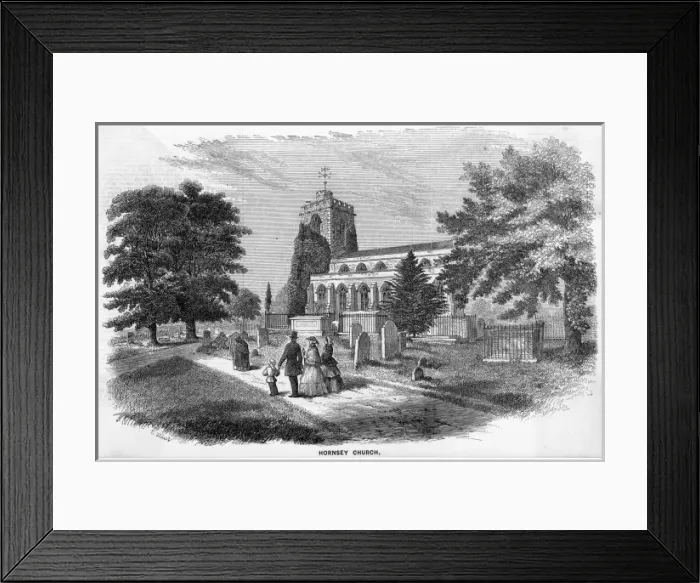 Framed Print : Hornsey Church Framed Print : Hornsey Church