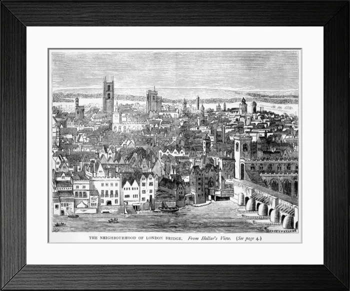 Framed Print : LONDON 1640 Framed Print : LONDON 1640