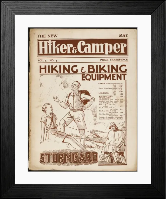 Framed Print : The Hiker & Camper Mag Framed Print : The Hiker & Camper Mag