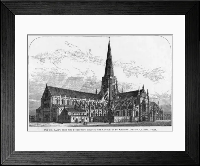 Framed Print : Old St Pauls Framed Print : Old St Pauls