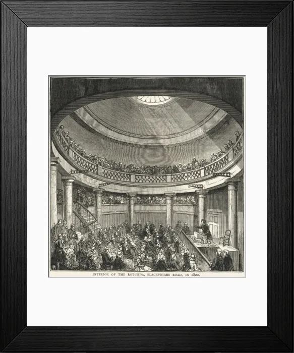 Framed Print : Rotunda Blackfriars Framed Print : Rotunda Blackfriars