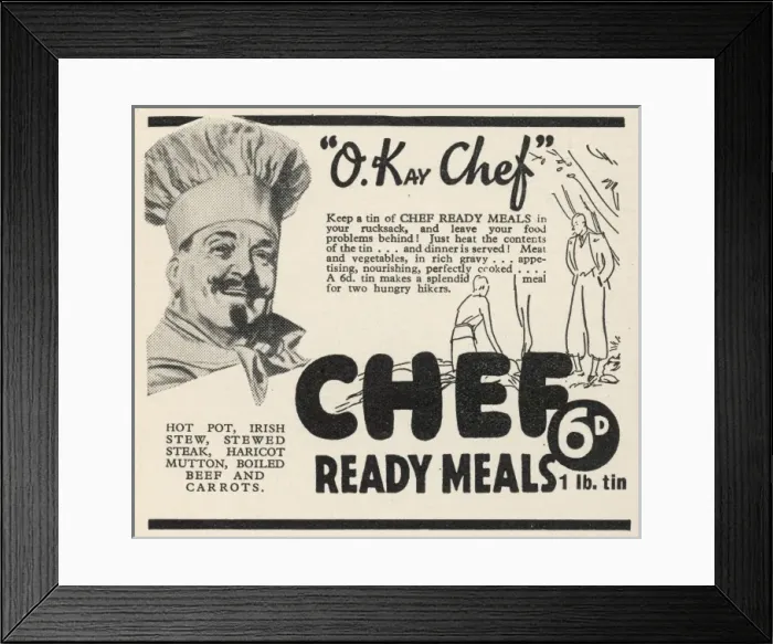 Framed Print : Chef Ready Meals Framed Print : Chef Ready Meals