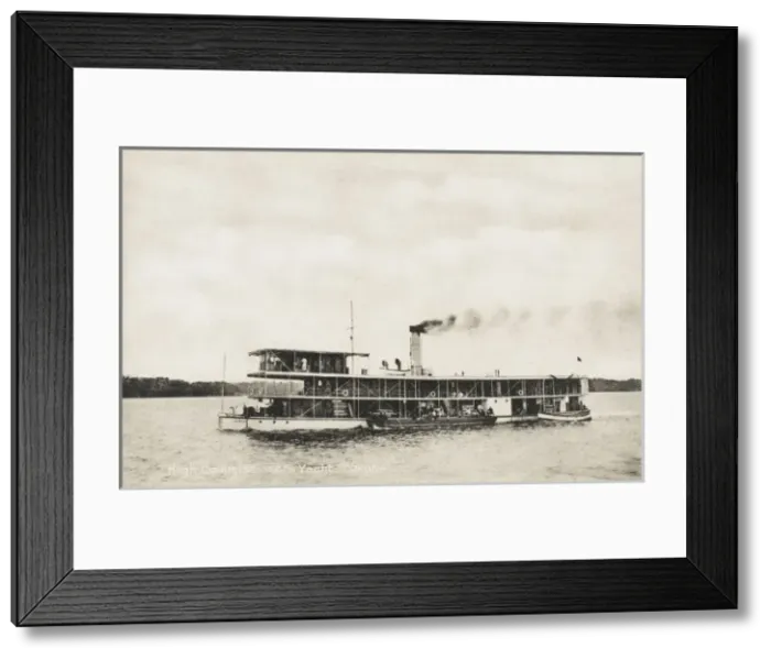 Framed Print : High Commissioners Yacht, River Tigris, Iraq Framed Print : High Commissioners Yacht, River Tigris, Iraq