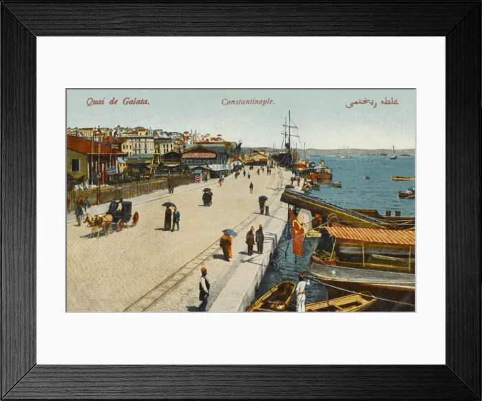 Framed Print : Galata Quay - Istanbul Framed Print : Galata Quay - Istanbul