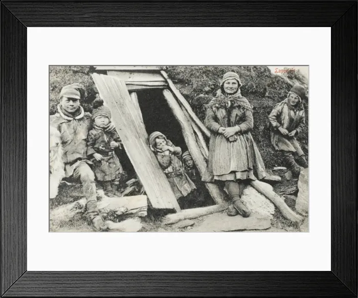 Framed Print : Laplanders - Norway Framed Print : Laplanders - Norway