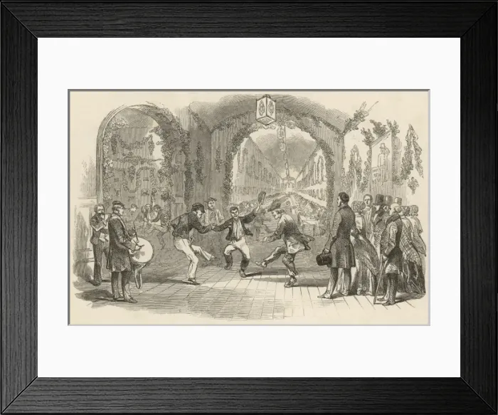 Framed Print : Twelfth Night Entertainment at the Hanwell Lunatic Asylum Framed Print : Twelfth Night Entertainment at the Hanwell Lunatic Asylum
