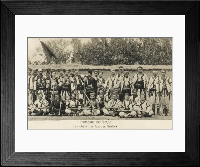 Framed Print : Serbian Military Leaders Framed Print : Serbian Military Leaders