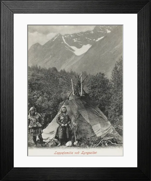 Framed Print : Laplanders - Norway Framed Print : Laplanders - Norway