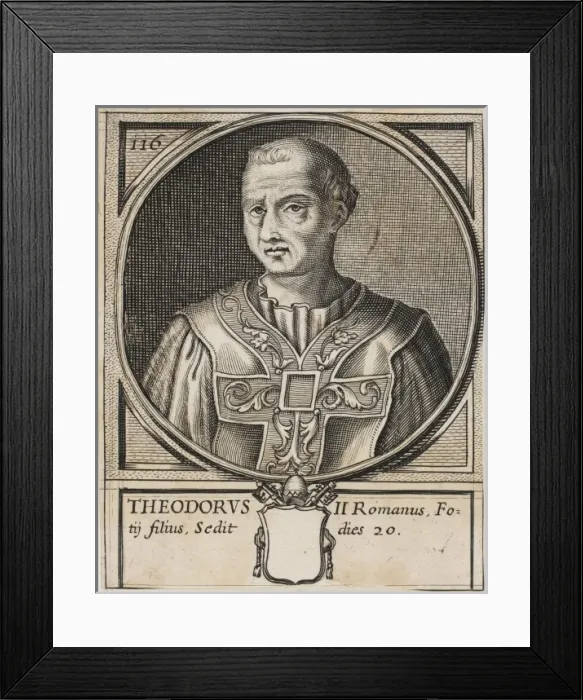 Framed Print : Pope Theodorus II Framed Print : Pope Theodorus II