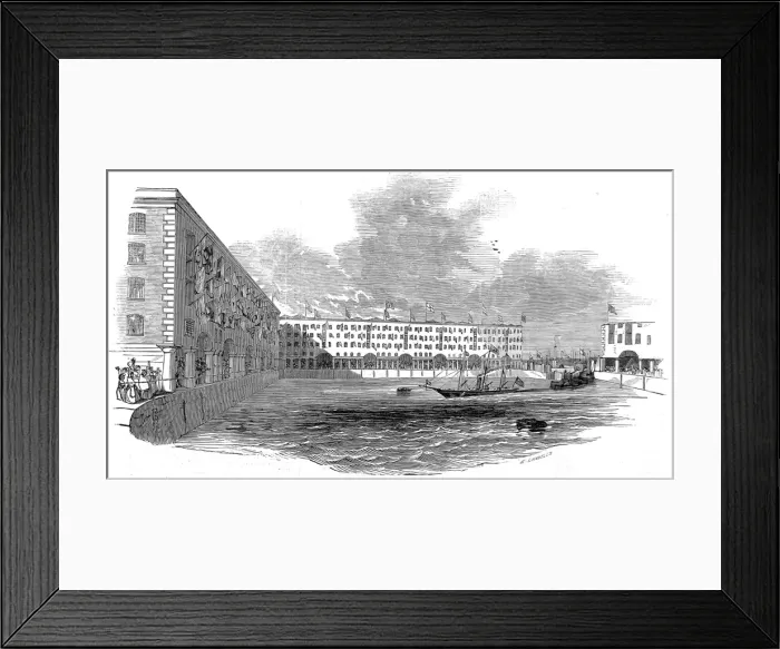 Framed Print : The royal yacht entering The Albert Dock Framed Print : The royal yacht entering The Albert Dock