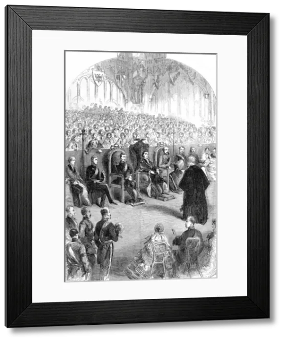 Framed Print : The Presentation of the Freedom of the City to Prince Freder
