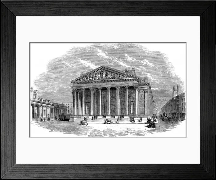 Framed Print : The Royal Exchange, London, 1844 Framed Print : The Royal Exchange, London, 1844