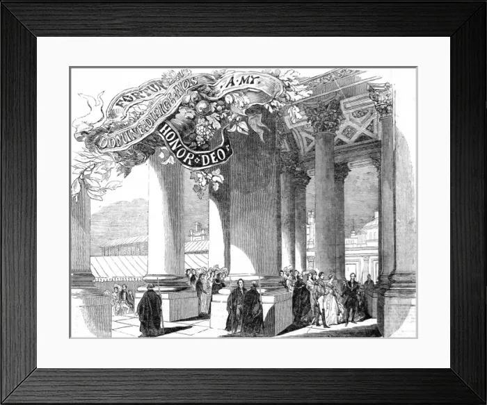 Framed Print : Queen Victoria at the Royal Exchange, London, 1844 Framed Print : Queen Victoria at the Royal Exchange, London, 1844