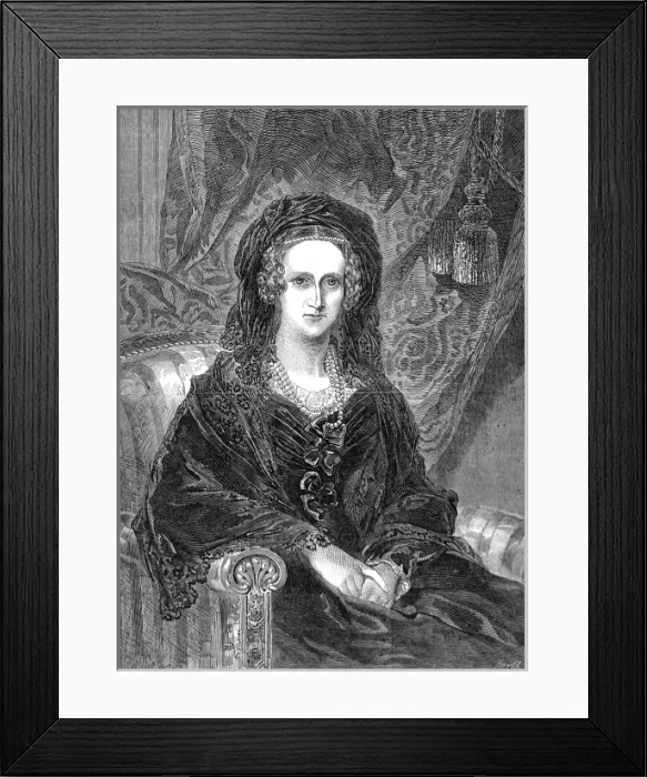 Framed Print : Queen Dowager Adelaide (1792-1849) Framed Print : Queen Dowager Adelaide (1792-1849)
