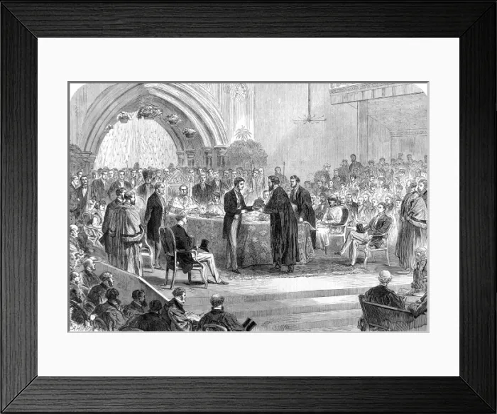 Framed Print : Presentation of the freedom of the City of London to the Duk Framed Print : Presentation of the freedom of the City of London to the Duk