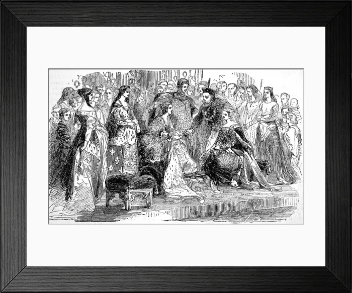 Framed Print : Fancy dress ball held by Queen Victoria in 1842 Framed Print : Fancy dress ball held by Queen Victoria in 1842