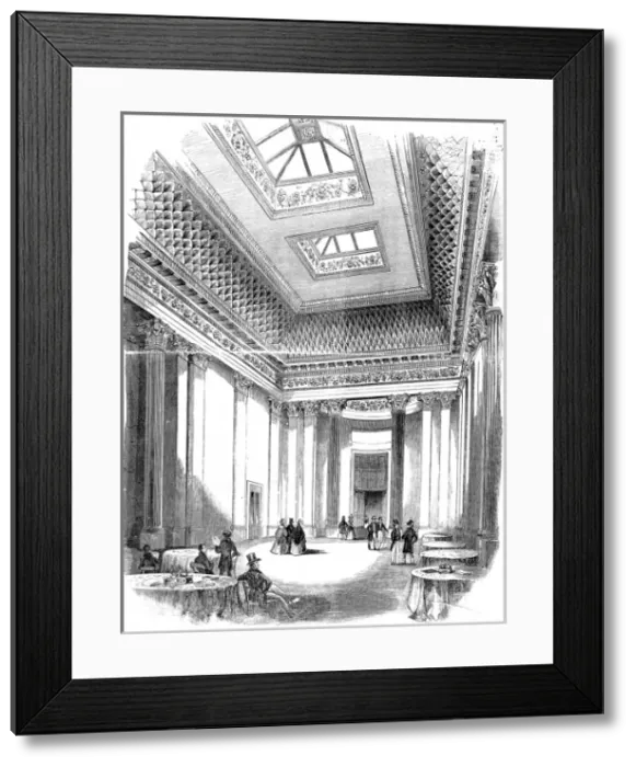 Framed Print : Interior of the Hall of Commerce, London, 1842 Framed Print : Interior of the Hall of Commerce, London, 1842