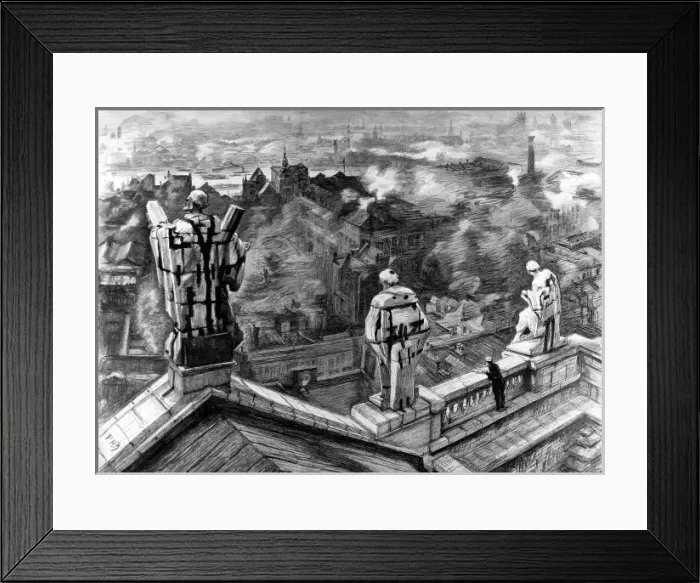 Framed Print : View of London from the Dome of St. Pauls Cathedral, 1895 Framed Print : View of London from the Dome of St. Pauls Cathedral, 1895